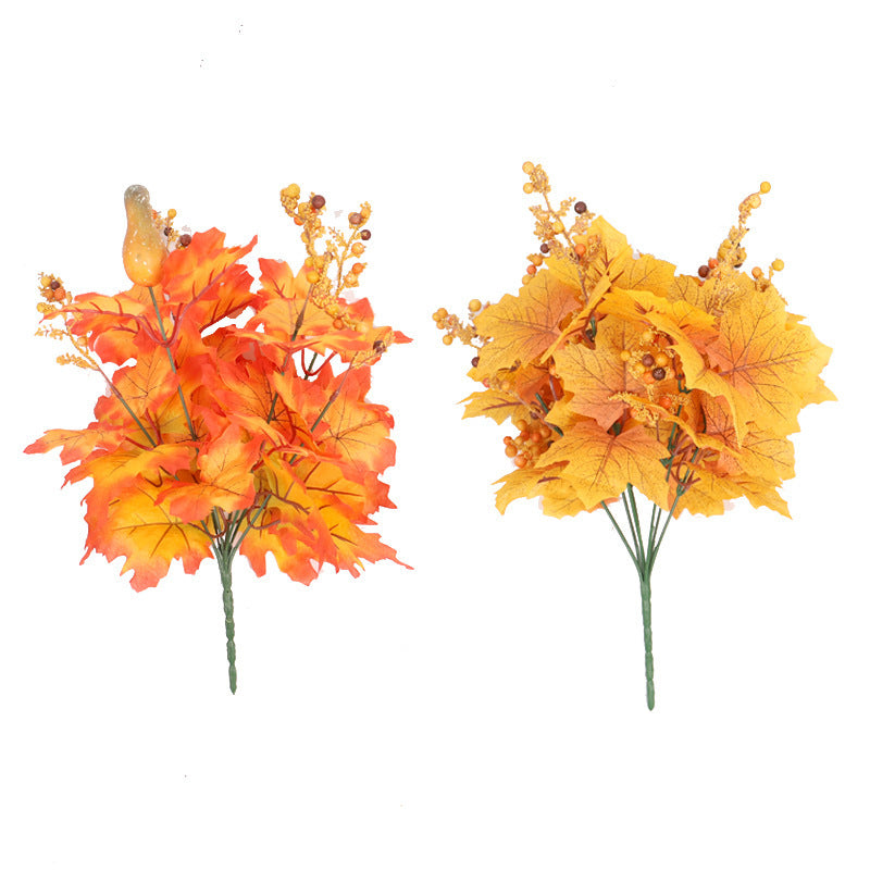 Maple Leaf Twig Cutting Holiday Decoration Table Ornaments