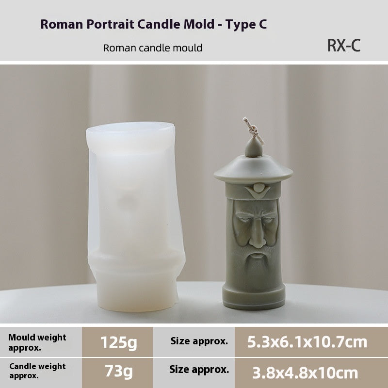 Roman Doll Candle Mould DIY Material