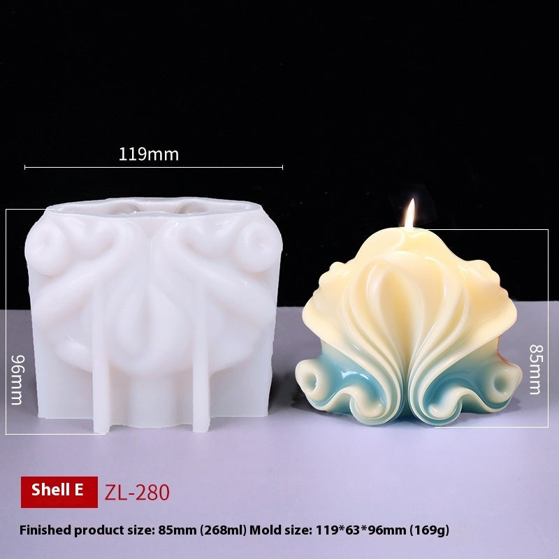 Handmade Shell Aromatherapy Candle Mold