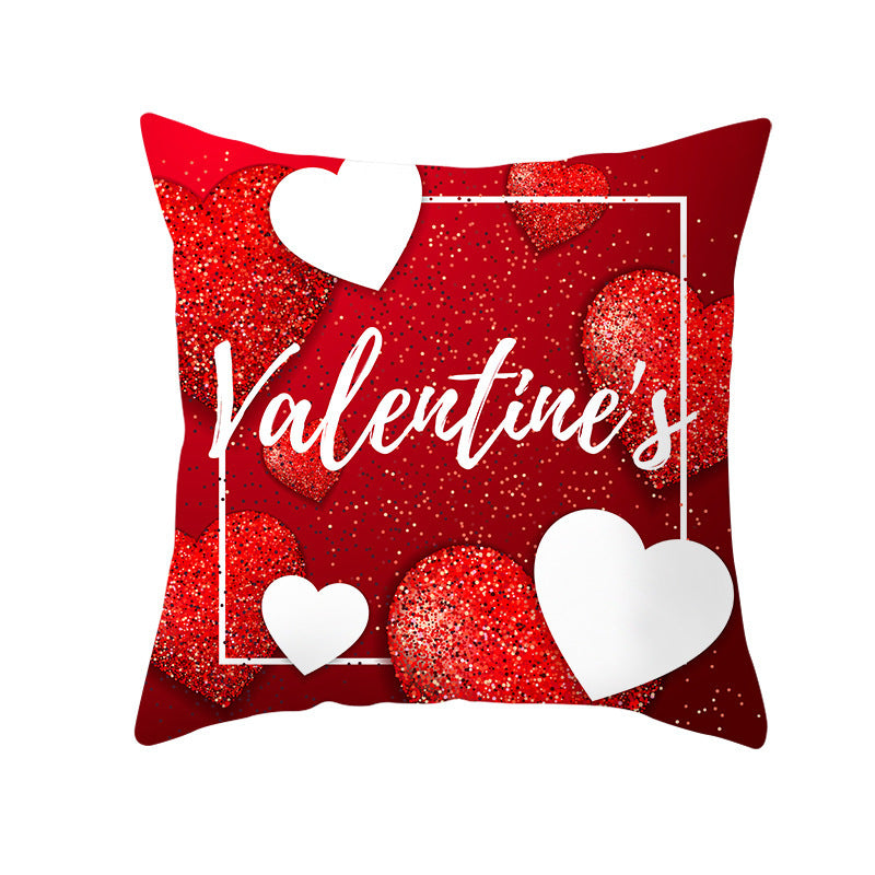 Home Valentine's Day Graphic Print Pillowcase, valentines day, shop valentine's day deals, valentines, valentine's day gifts, valentine day, valentines day gifts, valentines day decor, Decognomes,  valentine decoration, valentines day decoratio, valentine decor, valentines decor, valentines decorations, Valentine's day pillow covers