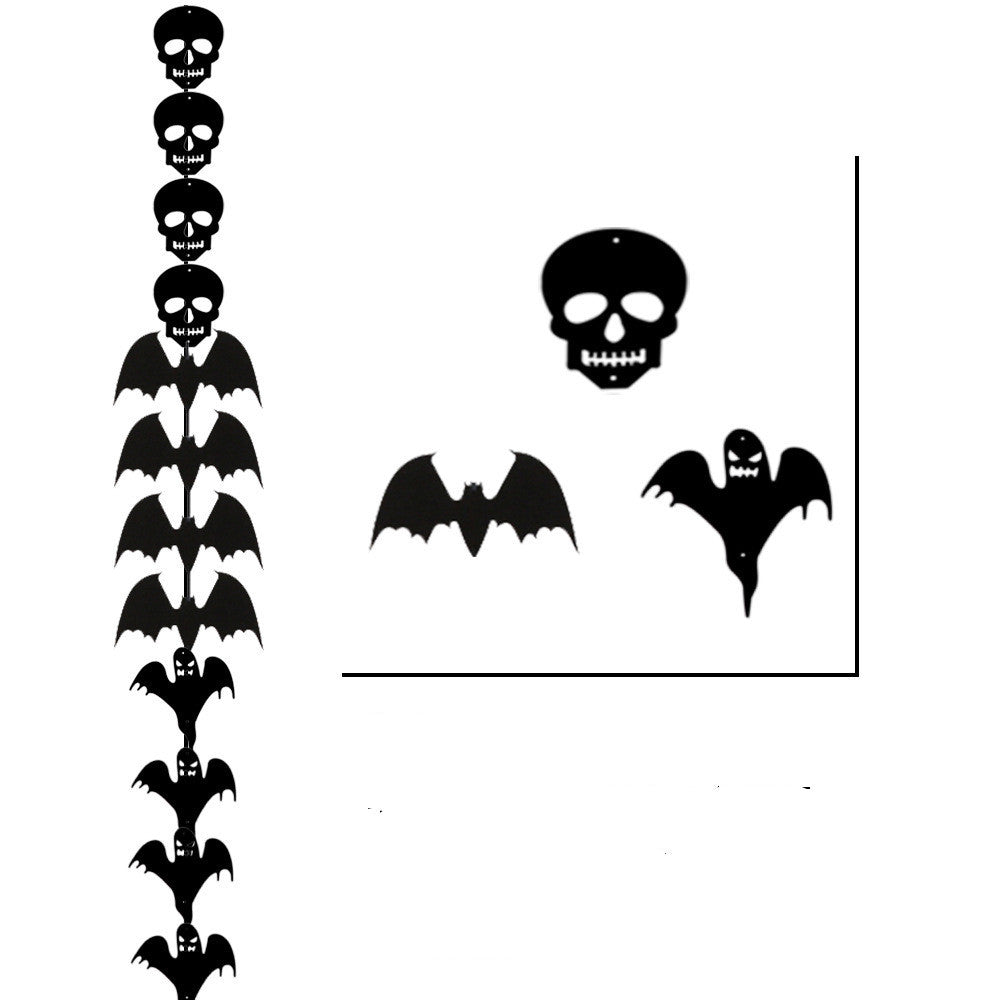 Halloween Non-woven Bat String Decoration, Halloween decorations items, Halloween masks, Halloween props, Halloween animatronics, Halloween inflatables, Halloween lights, Halloween fog machines, Halloween spider webs, Halloween lanterns, Halloween banners, Halloween streamers, Halloween tableware, Halloween centerpieces, Halloween party favors, Halloween yard stakes, Halloween tombstones, Halloween candles, Halloween wreaths, Halloween garlands
