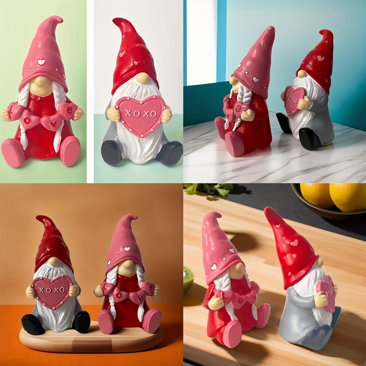 Elf Heart-holding Creative Home Table Decorations, Decognomes, Valentine's Day Gnomes, Valentine's Day Gnome Decor, Valentine's Day Gnomes DIY, Valentine's Day Gnome Craft, Valentine's Day Gnome Plush, Valentine's Day Gnomes, Valentine's Day Gnomes Aldi, Valentine Gnome Images, Decoration Gnomes, Handmade gnomes, DIY Gnomes, Buy Gnomes,