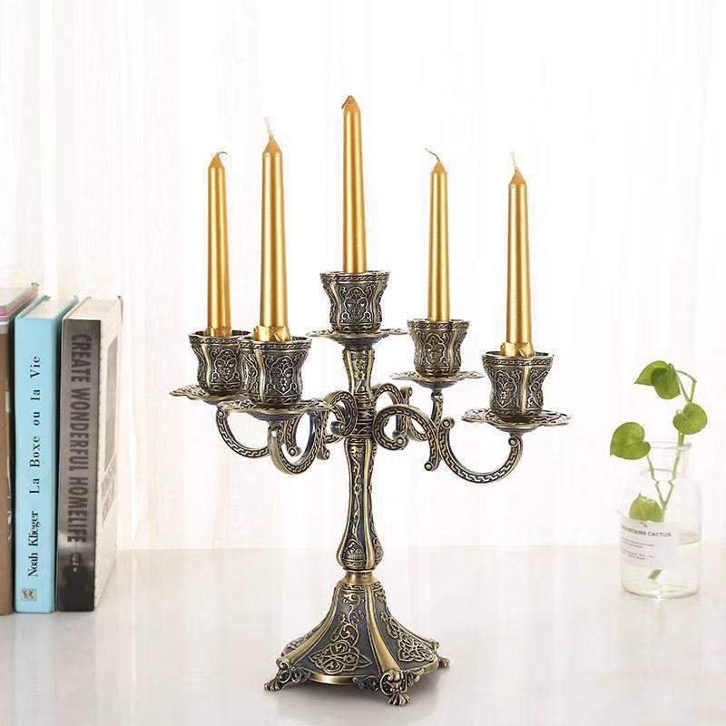 Retro Alloy Candle Holder Decoration Luxury, candle holder, candle stick holder, glass candle holder, iron candle holder, wicker candle holder 2 piece set, candle holders, candlesticks, candle sticks, Luxury candles holders, taper candle holders, candlestick holder, Wooden Candlestick Candle Holder, Metal Candle Holders