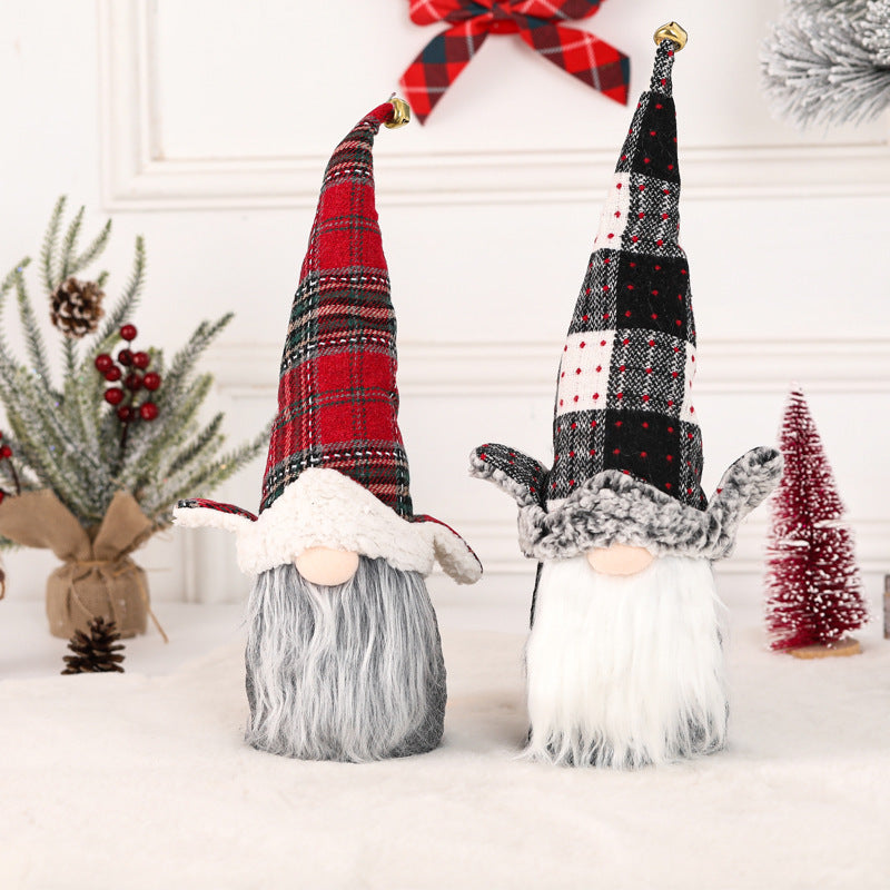 Christmas Decorations Creative Hooded Beard Doll