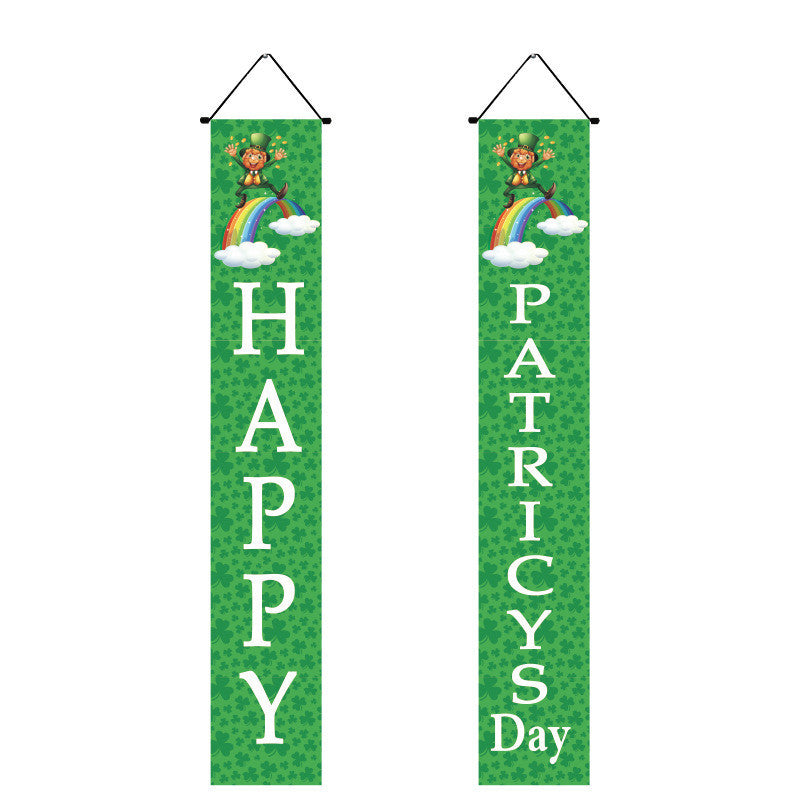 Irish National Day Porch Couplet With Flag, st patricks day decorations, st patricks day decor, st patrick's day decorations, st patrick day decorations, Irish Décor, irish ornaments, Decognomes, St. Patrick's Day Party Supplies, St. Patrick's Day Decorations: Shamrock, Irish & Leprechaun