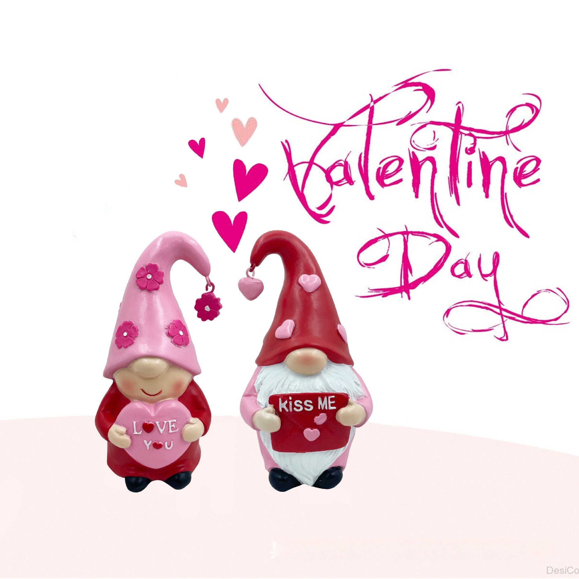 Valentine's Day Love Rudolf Couple Decoration