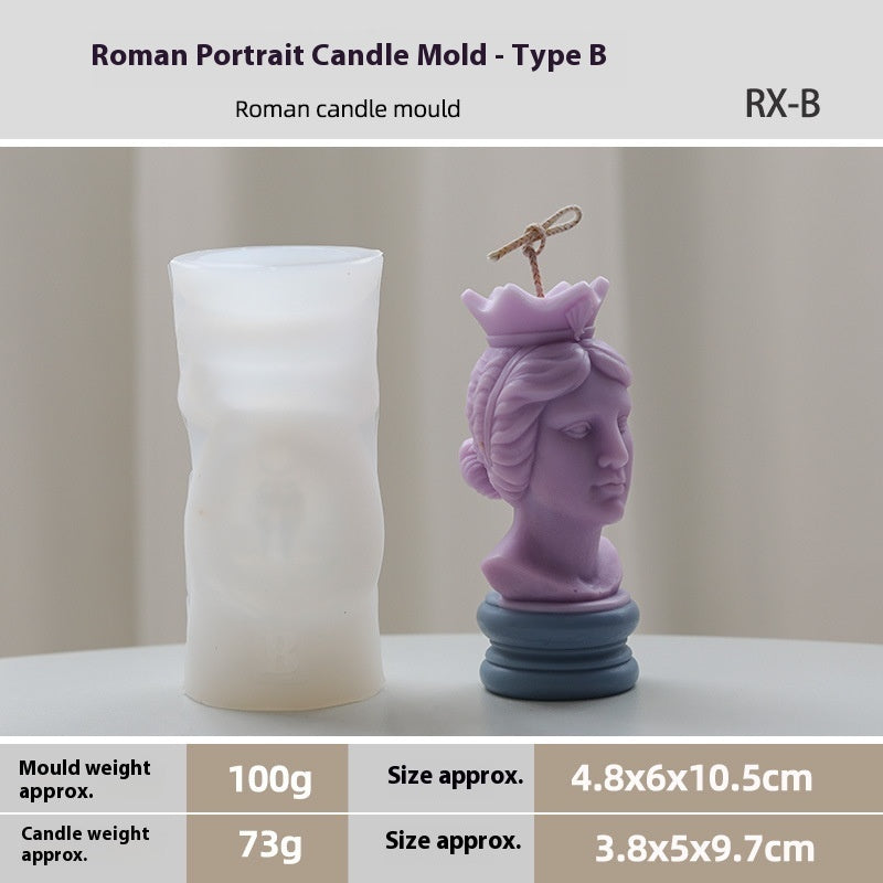 Roman Doll Candle Mould DIY Material