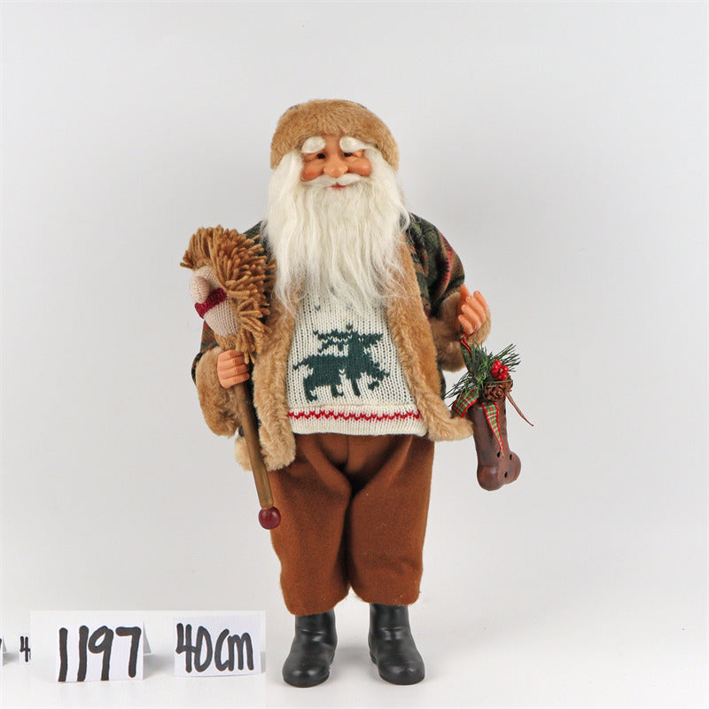 Christmas Grandpa Decorative Cloth Ornaments