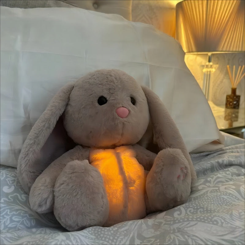 Breathing Rabbit Soothing Sensory Plush Toy With Relieve Anxiety Bunny Comforter Breathes For Newborn Conciliate Baby, stuffed animals, weighted stuffed animal, stuffed animal​, highland cow stuffed animal, Plush Toys, Soft Toys, Teddy Bear, plush​, plushies, Decognomes, Plush doll