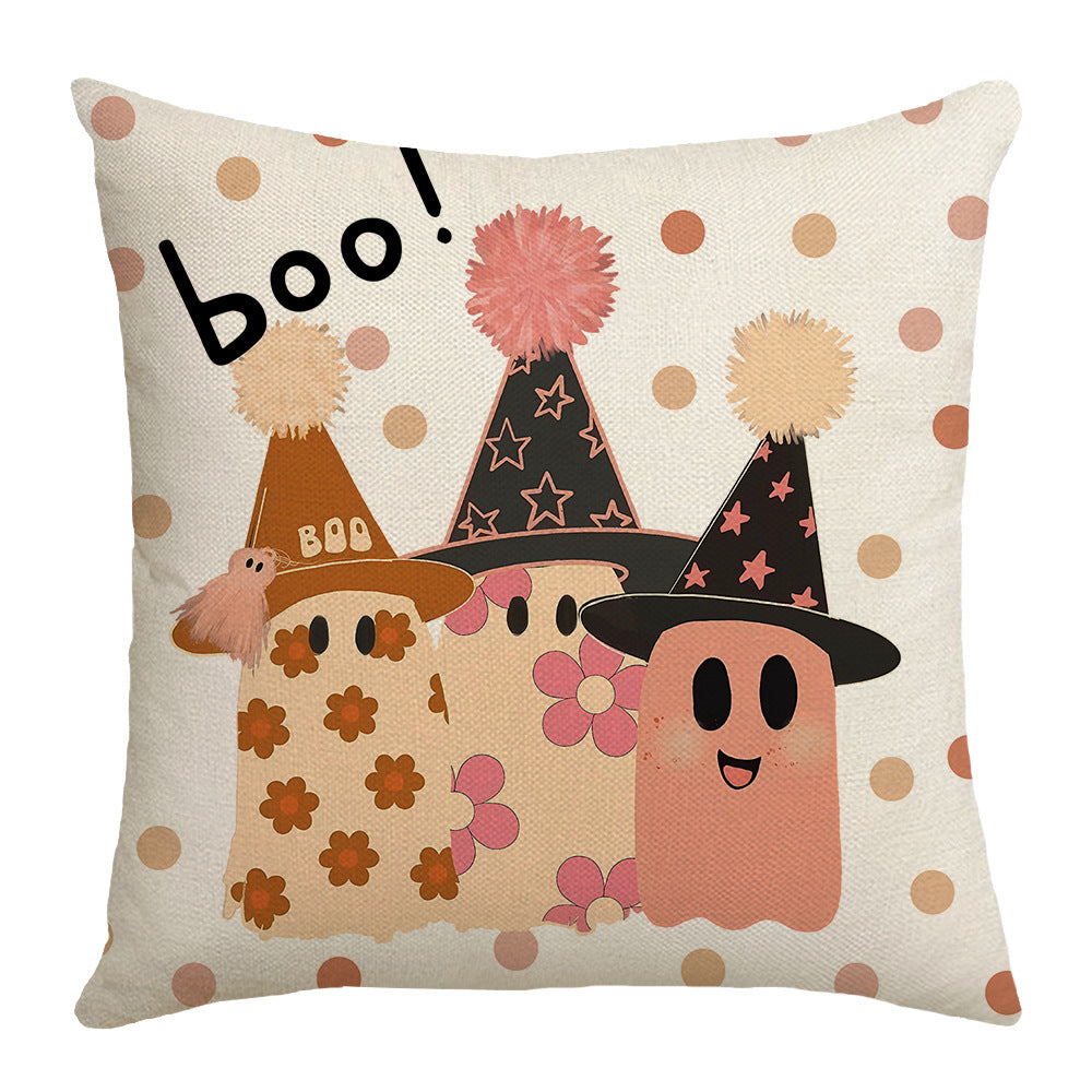 Halloween Pillow Cover Living Room Pumpkin Printing