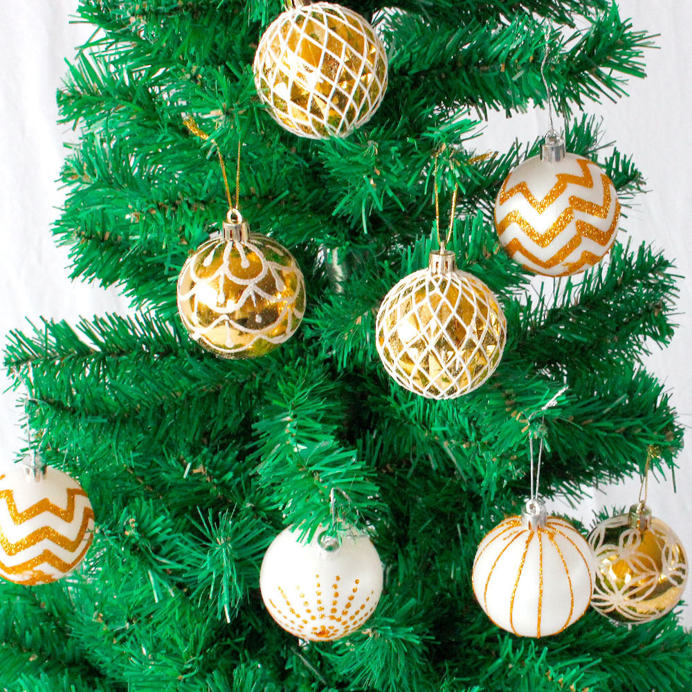 Christmas Decorations, Christmas Tree Decoration Balls In Bucket