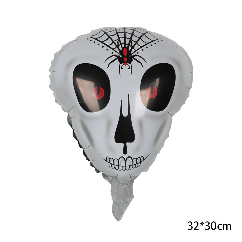 Halloween Decoration Arrangement Aluminum Film Balloons, Halloween decorations items, Halloween costumes, Halloween masks, Halloween props, Halloween animatronics, Halloween inflatables, Halloween lights, Halloween fog machines, Halloween spider webs, Halloween lanterns, Halloween banners, Halloween streamers, Halloween tableware, Halloween centerpieces, Halloween party favors, Halloween yard stakes, Halloween tombstones, Halloween candles, Halloween wreaths, Halloween garlands
