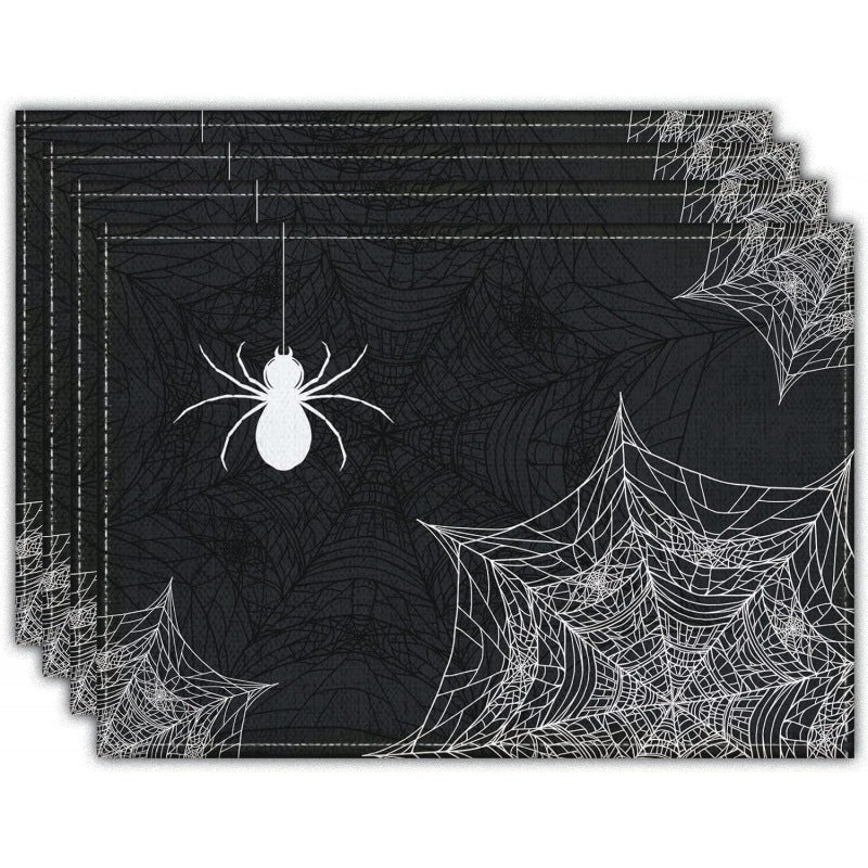 Halloween Skull Ghost Spider Pumpkin Bat Placemat