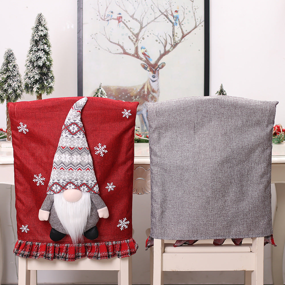 Cartoon Three-dimensional Couple Faceless Doll Chair Cover Doll Seat Cover