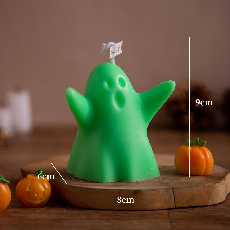 Halloween Little Ghost Aromatherapy Candle, Silicone candle molds, Christmas tree candle molds, Halloween pumpkin candle molds, Easter egg candle molds, Animal candle molds, Sea creature candle molds, Fruit candle molds, Geometric candle molds, Abstract candle molds, DIY candle making molds,