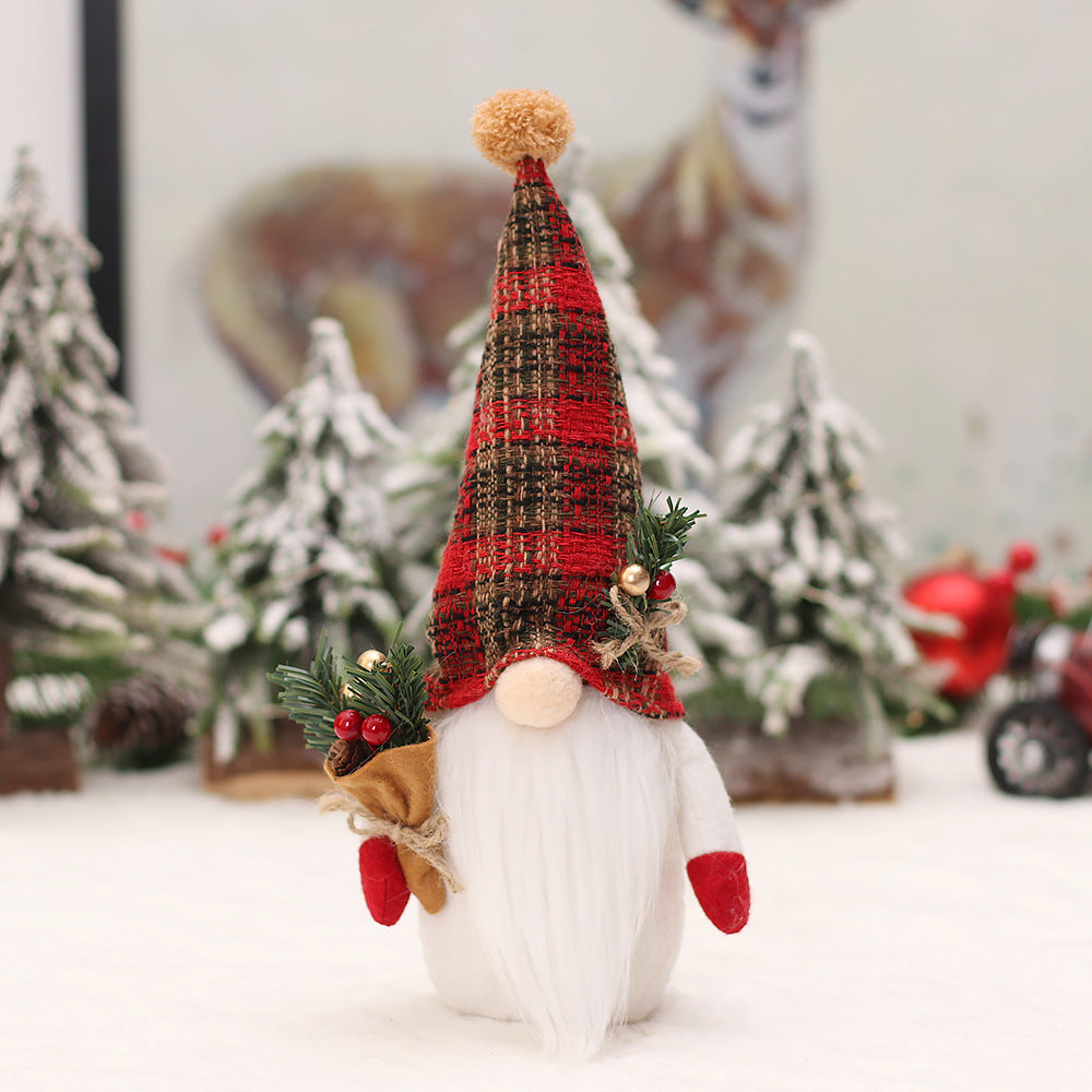 Nordic Christmas Doll Floor Doll Christmas Decorations Scene Decoration