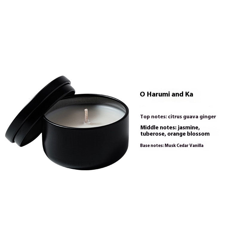 40g Travel Pack Black Iron Can Soy Wax Aromatherapy Candle