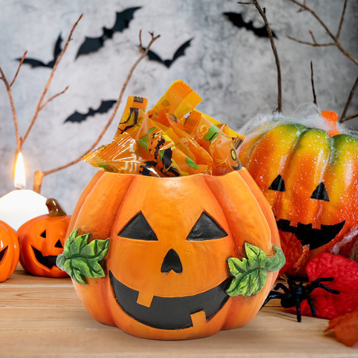 Halloween Pumpkin Decoration Flower Pot