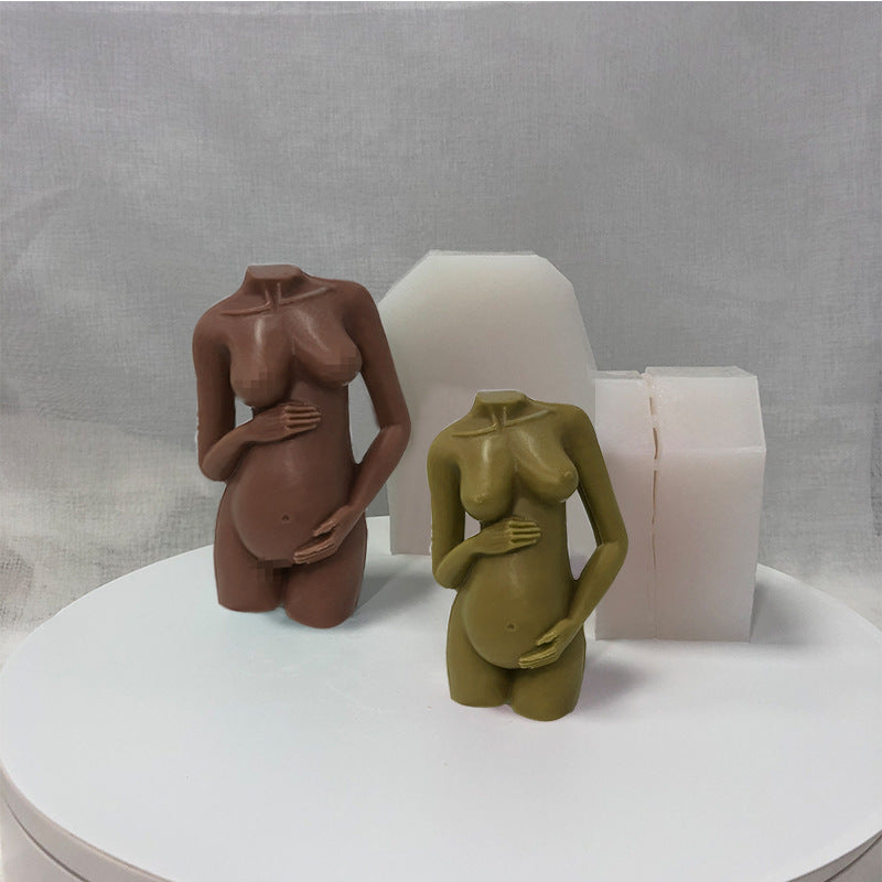 Three-dimensional Pregnant Women Belly Support Body Silicone Mold