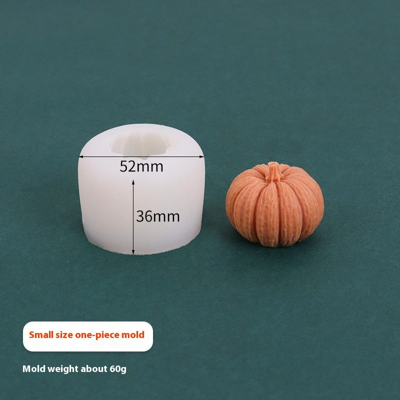 Three-dimensional Pumpkin Silicone Mold Halloween Pumpkin Chalk