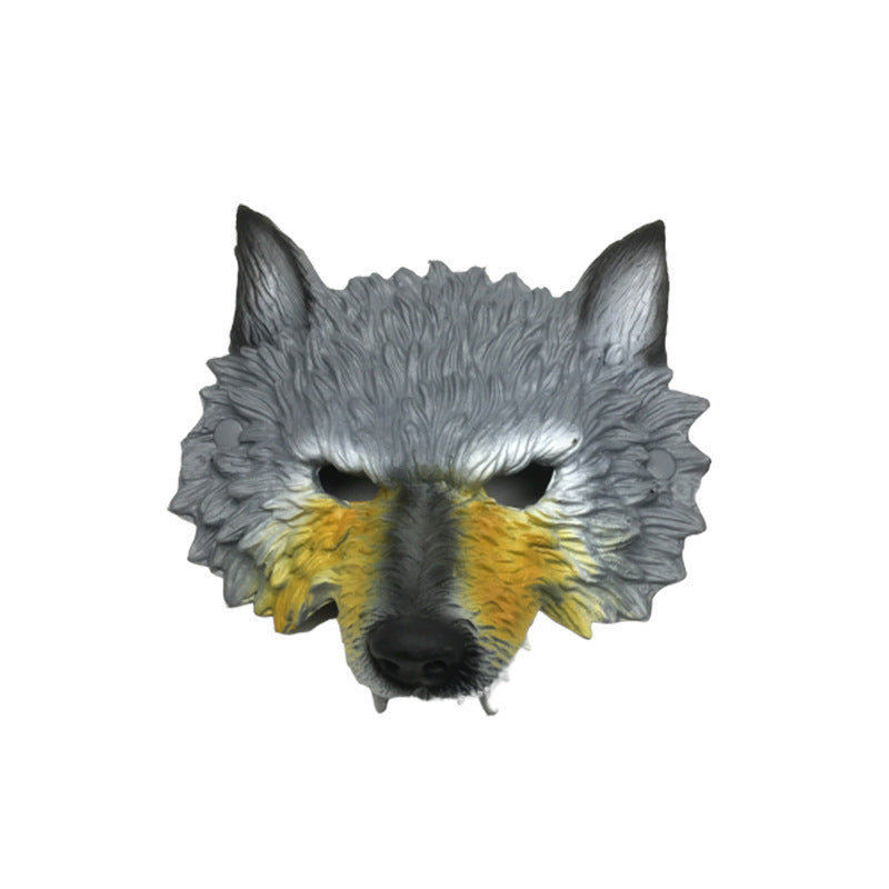 Halloween Performance Bar Masquerade PU Foam Wolf Head Mask