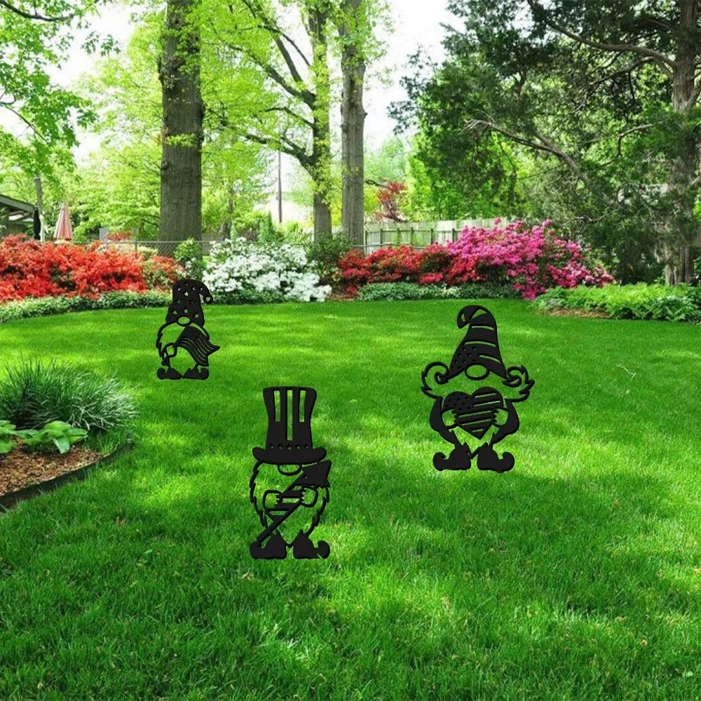 Iron Silhouette Garden Decoration Garden Metal Ornaments, Garden gnomes, Lawn gnomes, Outdoor gnomes, Yard gnomes, Ceramic gnomes, Concrete gnomes, Resin gnomes, Funny gnomes, Classic gnomes, Cute gnomes, Gnome statues, Decorative gnomes, Fantasy gnomes, Hand-painted gnomes, Whimsical gnomes, Gnome figurines, Novelty gnomes, Gnome with wheelbarrow, Gnome with mushroom, Gnome with lantern,
