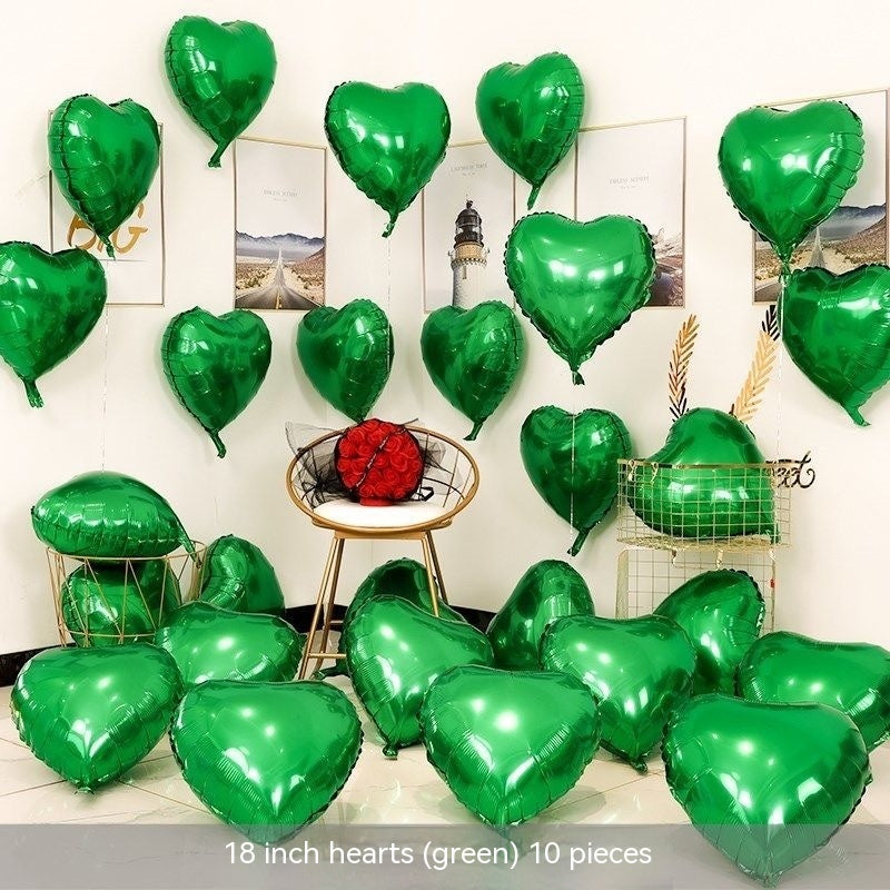 Heart-shaped Aluminum Balloon 520 Wedding Room Decoration Birthday Party, Balloons, Heart Balloons, valentines day, shop valentine's day deals, valentines, valentine's day gifts, valentine day, valentines day gifts, valentines day decor, Decognomes,  valentine decoration, valentines day decoratio, valentine decor, valentines decor, valentines decorations