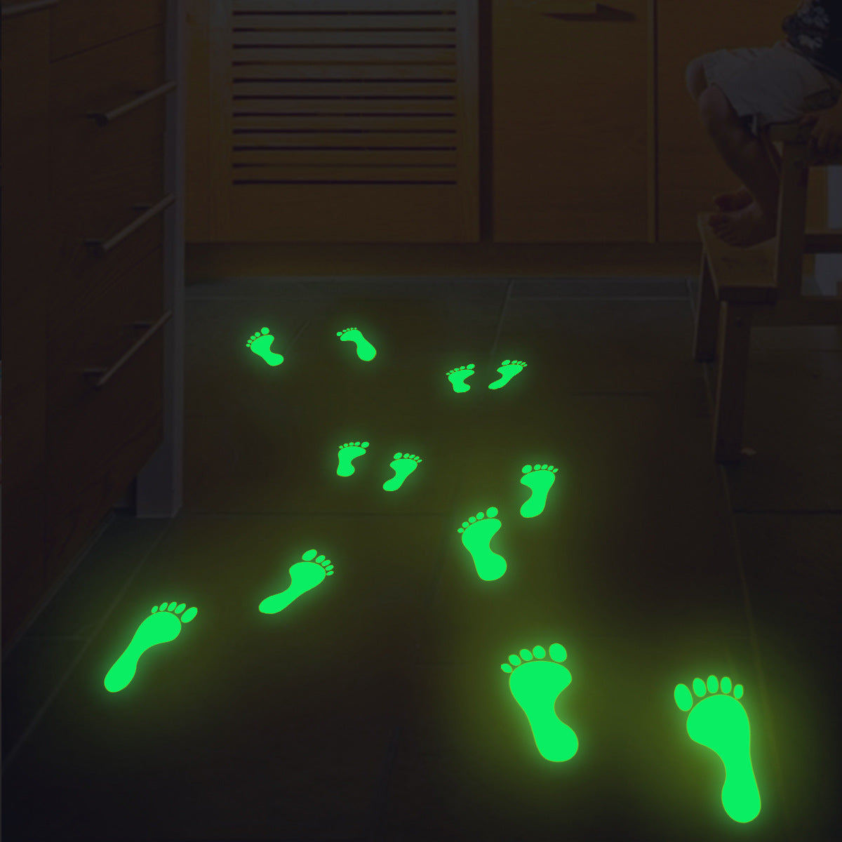 St Patricks Day Luminous Stickers Footprints Luminous Stickers, st patricks day decorations, st patricks day decor, st patrick's day decorations, st patrick day decorations, Irish Décor, irish ornaments, Decognomes, St. Patrick's Day Party Supplies, St. Patrick's Day Decorations: Shamrock, Irish & Leprechaun