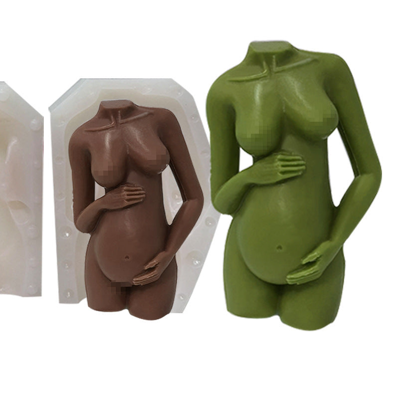 Three-dimensional Pregnant Women Belly Support Body Silicone Mold