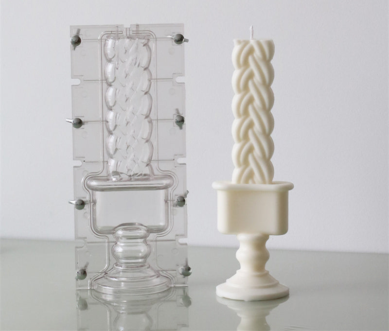 Twist Candle Holder Spiral Rod Wax Taper