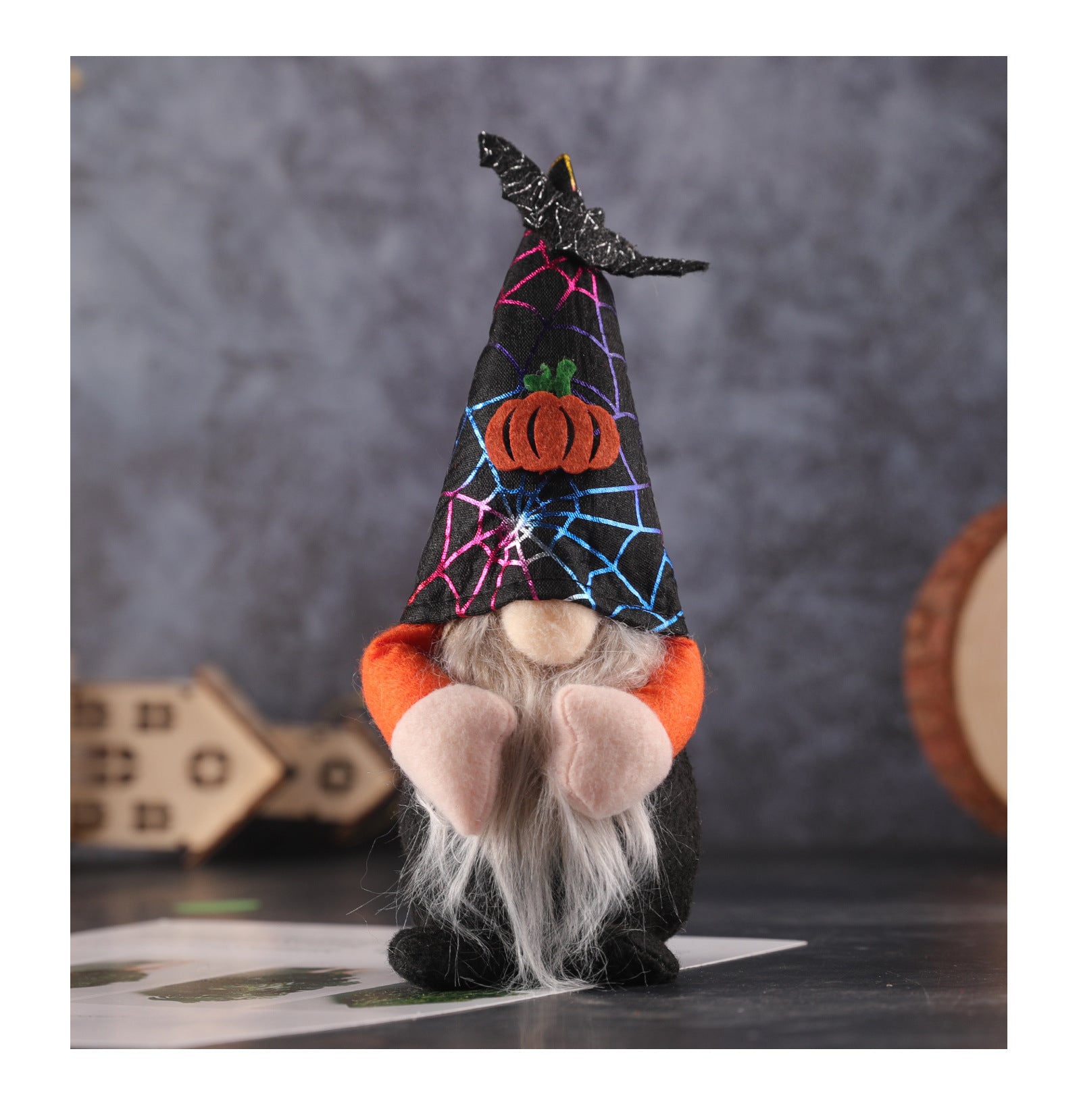 Halloween Spider Pumpkin Rudolf Doll