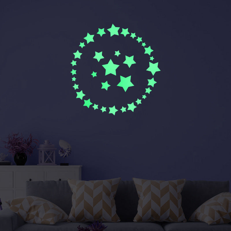 Creative Modeling Fluorescent Bedroom Living Room Star Night Light Sticker Decoration, valentines day, shop valentine's day deals, valentines, valentine's day gifts, valentine day, valentines day gifts, valentines day decor, Decognomes,  valentine decoration, valentines day decoratio, valentine decor, valentines decor, valentines decorations