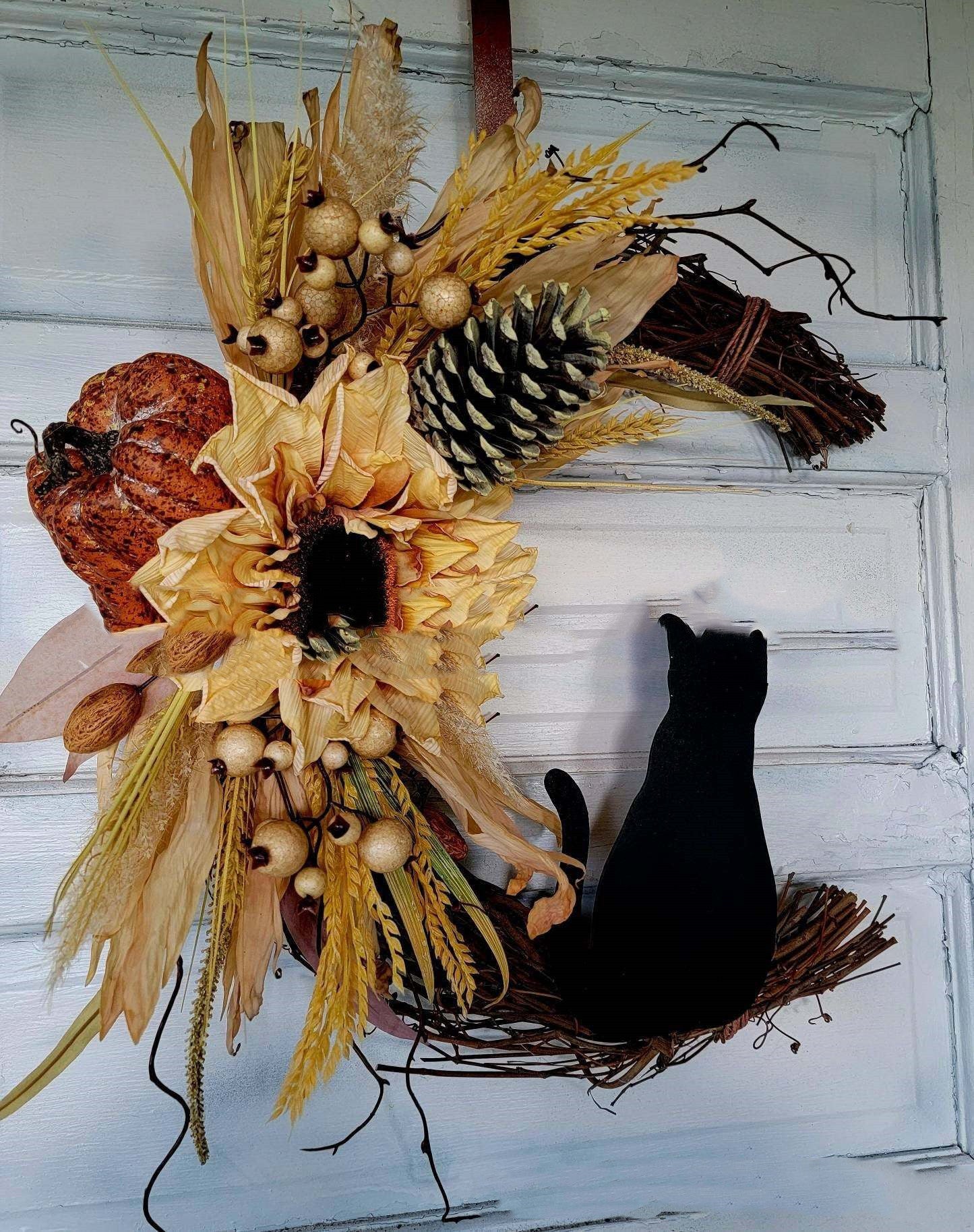 Halloween Kitty Door Hanging Decoration Garland