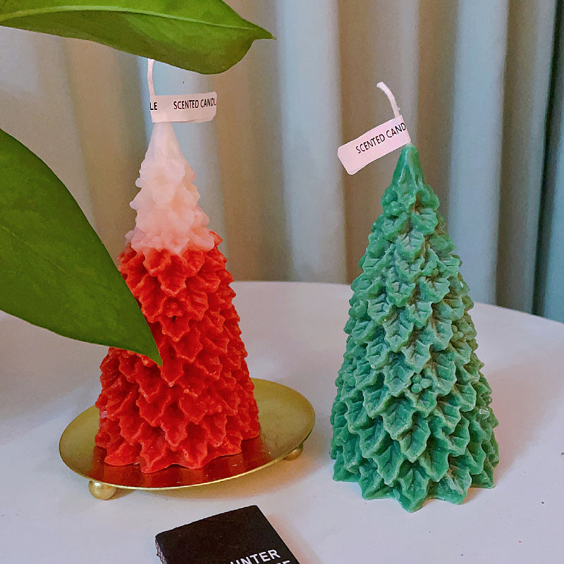 Christmas Atmosphere Decoration Pine Christmas Candle, Geometric candle molds, Abstract candle molds, DIY candle making molds, Decognomes, Silicone candle molds, Candle Molds, Aromatherapy Candles, Scented Candle,