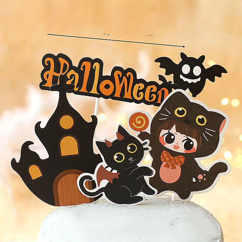 Adorable Decoration Of Halloween Baking Cake, Pumpkin lanterns, Jack o Lanterns, Halloween Lights, Halloween Decoration Ornaments, Halloween inflatables, carved pumpkins, Halloween wreaths, Halloween Candles, and animatronics Halloween.
