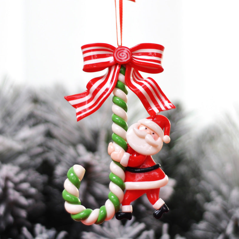 Christmas Product Polymer Clay Santa Claus Ornaments