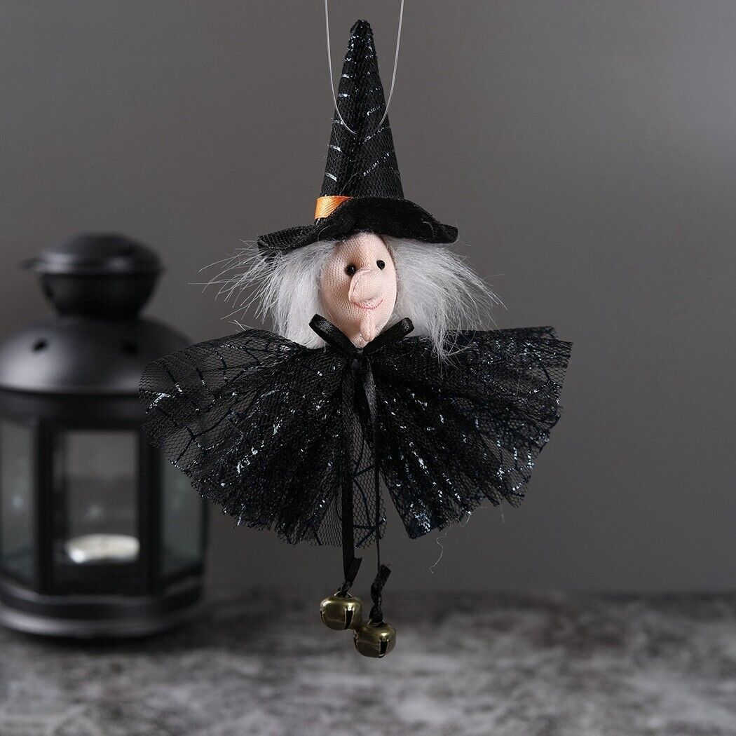 Halloween Decorative Gauze Skirt Witch Pendant Small Pendant