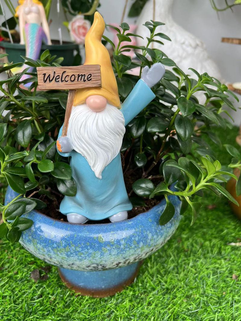 Resin Elderly Outdoor Garden Courtyard Decoration Ornaments