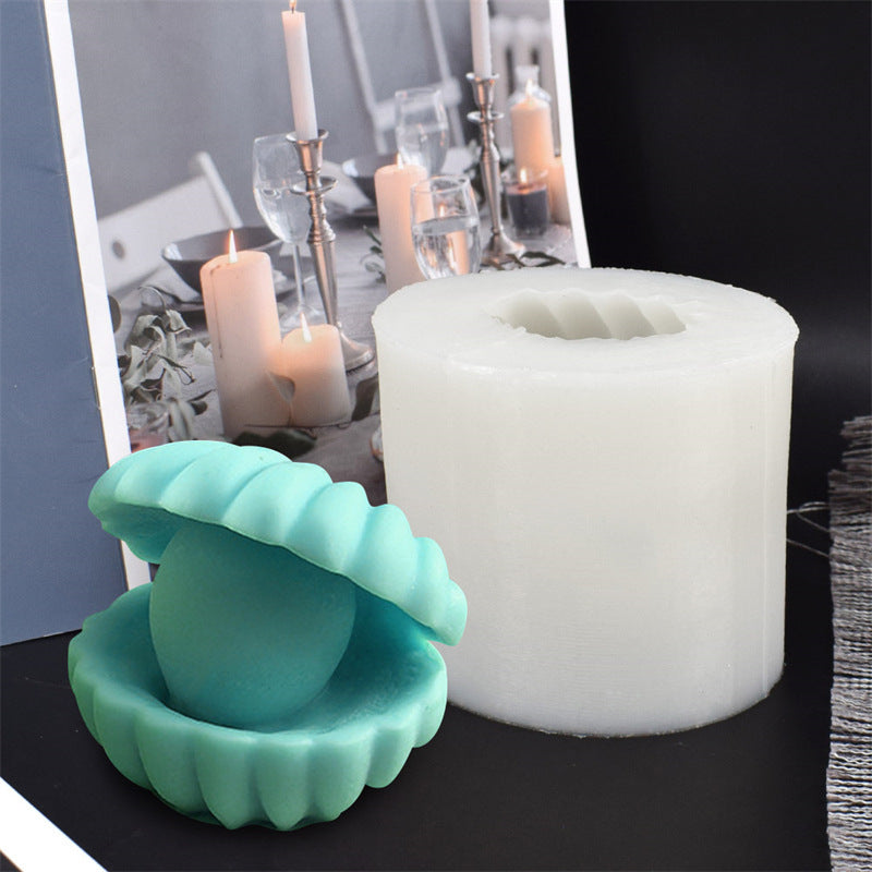 Shell Wave Column Aromatherapy Candle Mould