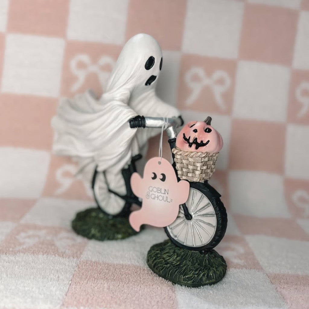 Halloween Ghost And Pumpkin Decorative Products Resin Decorations