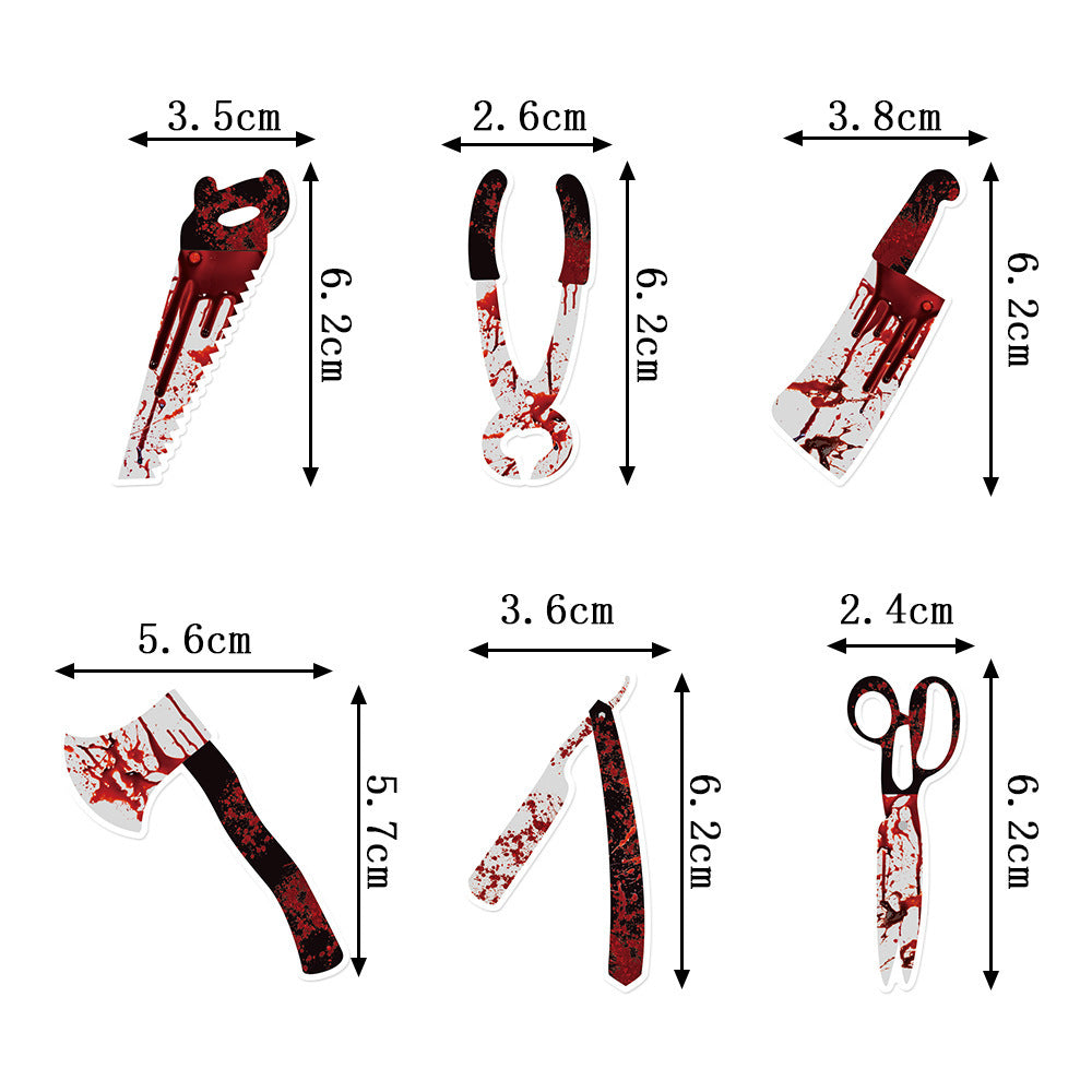 Halloween Party Decoration Bloodstain Props Cake Plug-in