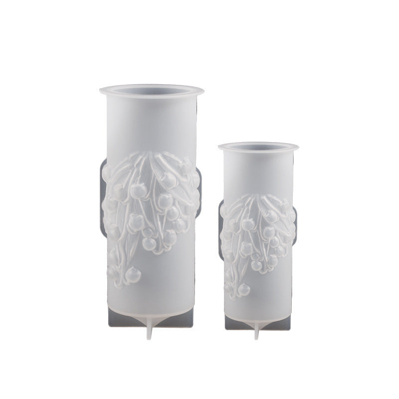 Lily Cylindrical Decoration Silicone Candle Molds, Silicone candle molds, Christmas tree candle molds, Halloween pumpkin candle molds, Easter egg candle molds, Animal candle molds, Sea creature candle molds, Fruit candle molds, Geometric candle molds, Abstract candle molds, DIY candle making molds, Holidays Silicone candle molds and Halloween Silicone candle molds, Christmas Silicone candle molds
