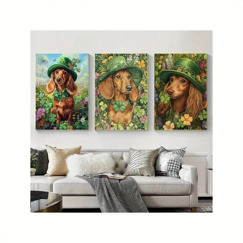 Decorative Canvas Painting Frameless, st patricks day decorations, st patricks day decor, st patrick's day decorations, st patrick day decorations, Irish Décor, irish ornaments, Decognomes, St. Patrick's Day Party Supplies, St. Patrick's Day Decorations: Shamrock, Irish & Leprechaun 