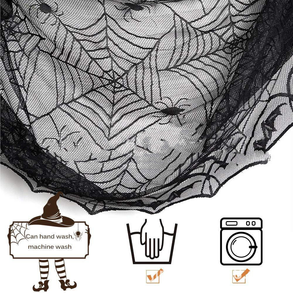 Halloween Tablecloth Bat Tablecloth Lace Spider Web