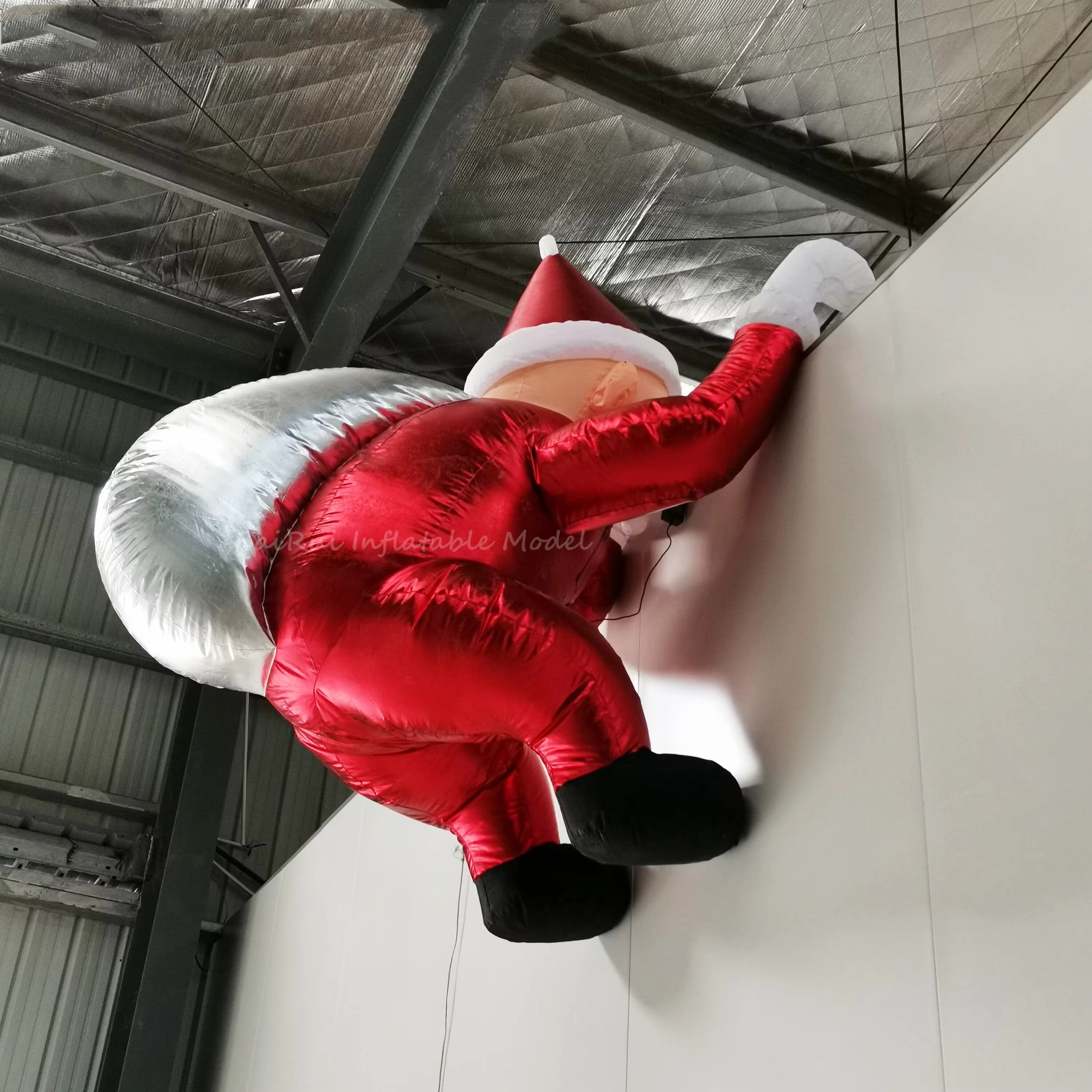 Christmas Decoration Inflatable Climbing Wall Santa Claus Inflatable Model