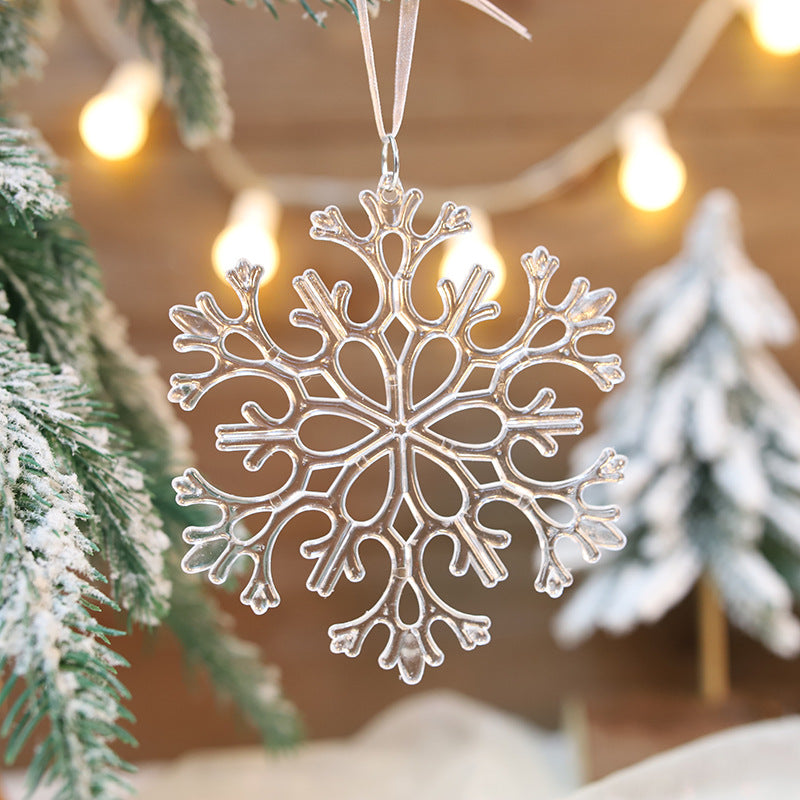 Christmas Hanging Ornaments For Decoration Transparent Acrylic