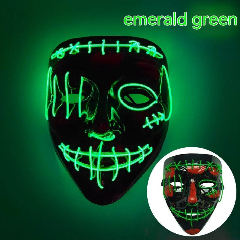 V-shaped Halloween Luminous Mask LED