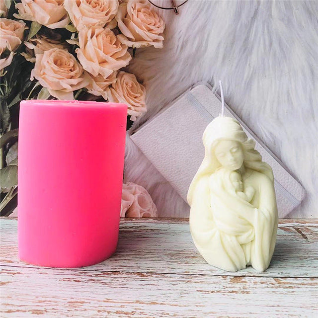 Hot Sale DIY Mother's Day Candle Silicone Mold, Geometric candle molds, Abstract candle molds, DIY candle making molds, Silicone candle molds