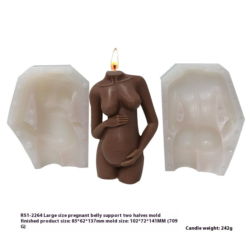 Three-dimensional Pregnant Women Belly Support Body Silicone Mold