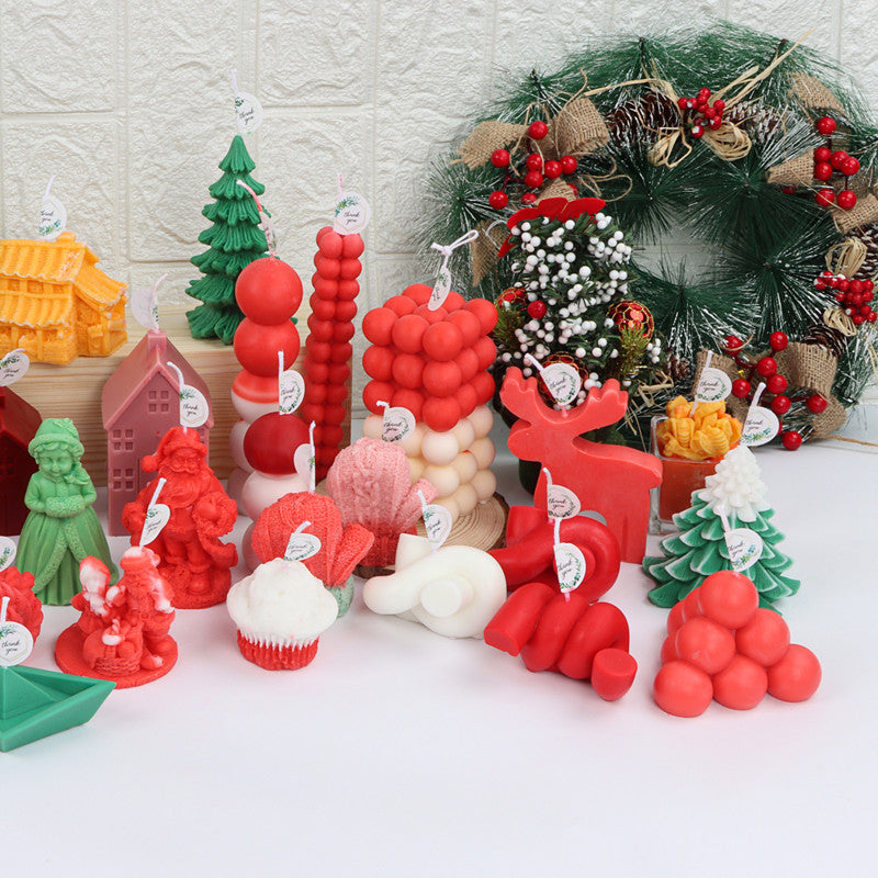 New Silicone Christmas Tree Candle Mold, Christmas Candles, Christmas Tree Candles, Geometric candle molds, Abstract candle molds, DIY candle making molds, Aromatherapy Candle Molds, Scented Gnomes, Candle Molds, Decognomes, Scented Candle Silicone Mold